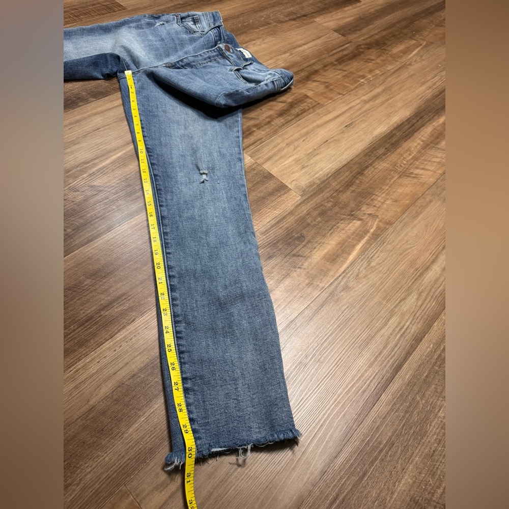 Oliver Logan Denim Crosby Relaxed Taper Straight Jeans, 28x30 Light Distress - Picture 8 of 16